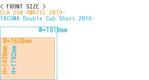 #CLA 250 4MATIC 2019- + TACOMA Double Cab Short 2016-
